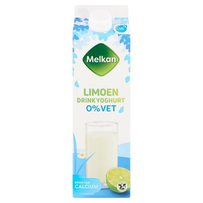 Melkan Drinkyoghurt limoen (1L)