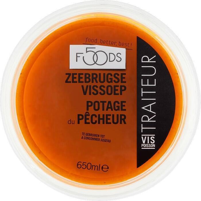 Fifty Foods Zeebrugse Vissoep 650 ml (0.65L)