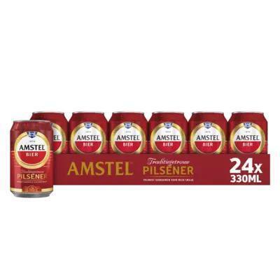 Amstel Bier Blik 33 cl (Blik, 24 × 33cl)