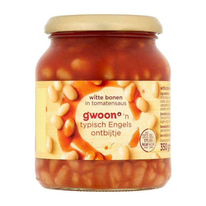 g'woon Witte bonen in tomatensaus (35cl)