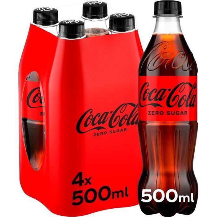 Coca-Cola Zero Sugar 4 x 500ml (4 × 0.5L)