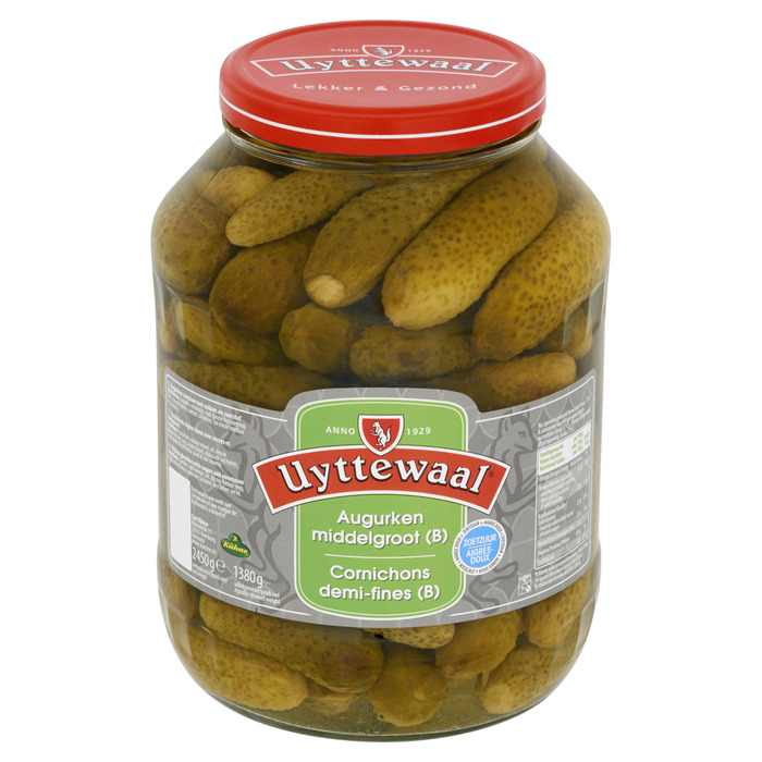 Uyttewaal Augurken Middelgroot (B) 2450 g (2.45kg)