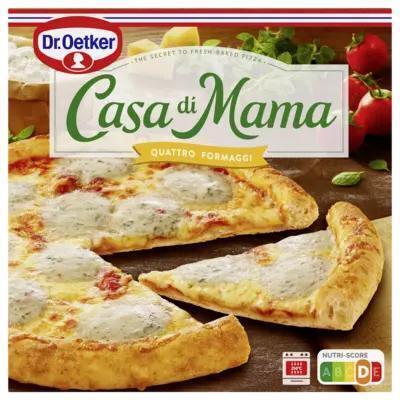 Dr. Oetker Casa di Mama pizza quattro formaggi 410 g (Doos, 410g)