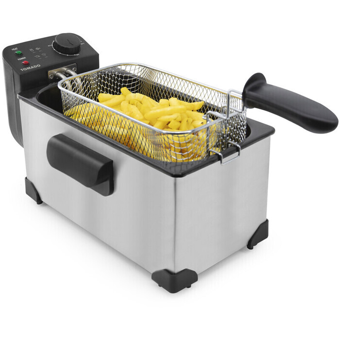 Tomado Frituurpan 3 liter zilver