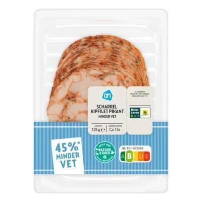 AH Scharrel kipfilet minder vet (130g)