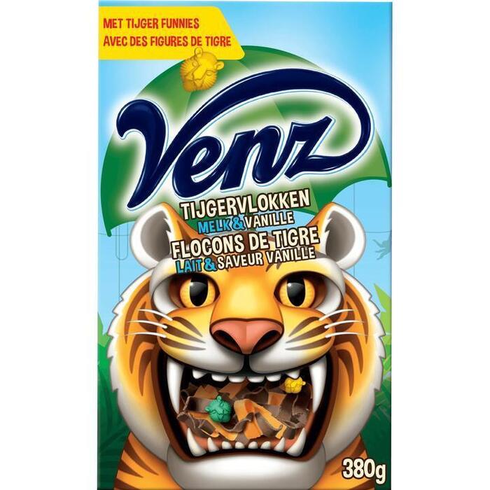 Venz Rimboe tijger vlokken melk/vanille 200 g (200g)