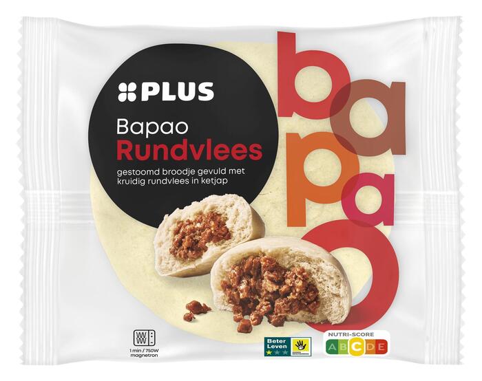 PLUS Bapao rund (Zak, 115g)
