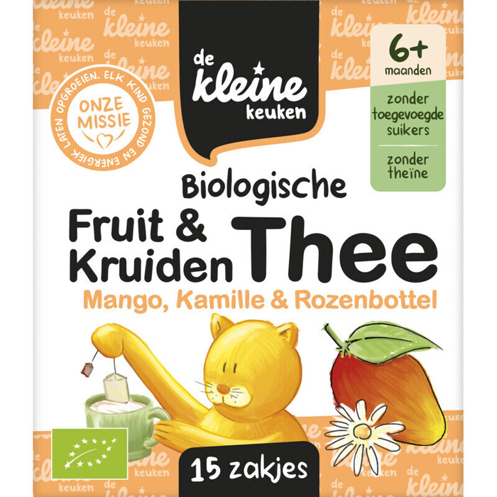 De Kleine Keuken Thee mango bio 6 mnd (30g)