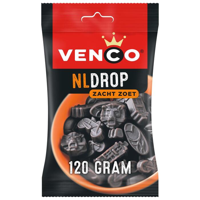 Venco NL Drop Zacht Zoet 120 g Zak (Zak, 120g)