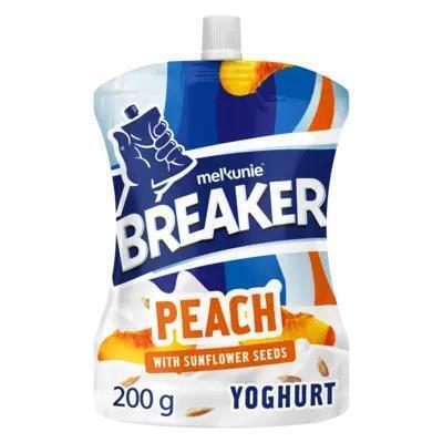 Breaker Perzik yoghurt met zonnebloempitten (Stuk, 200g)