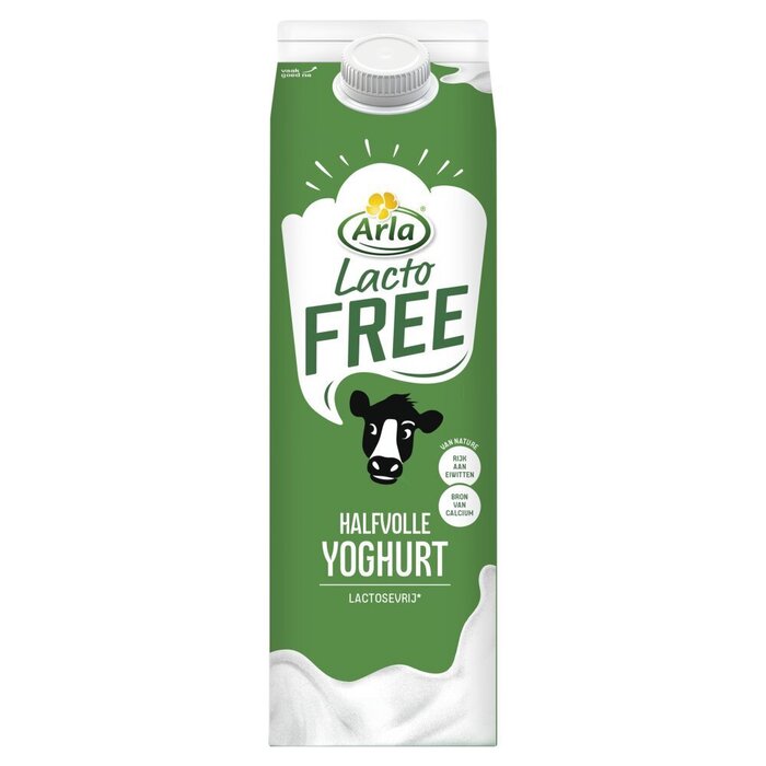 Arla Lacto Free Halfvolle Yoghurt 1L (1L)