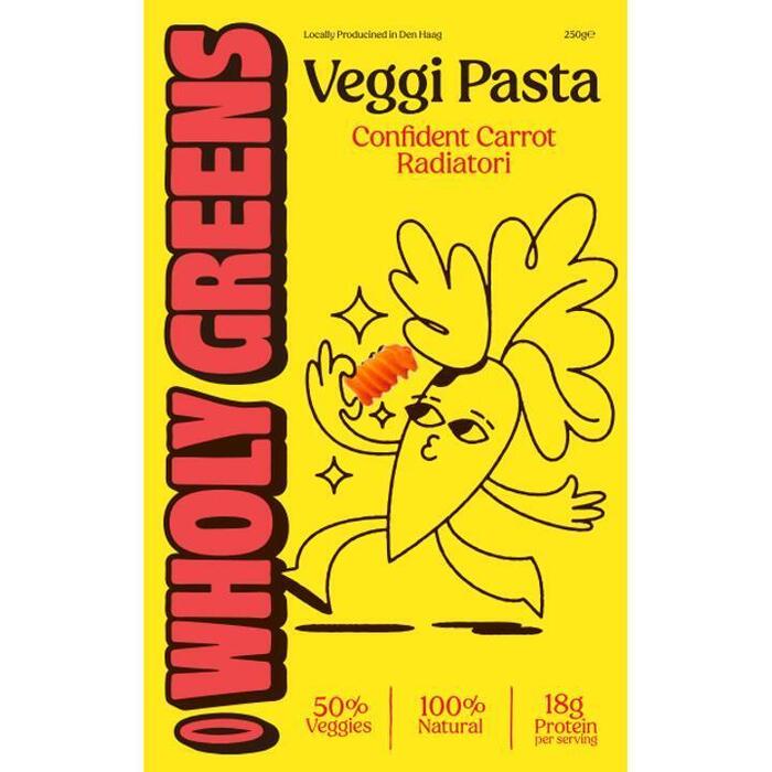 Wholy Greens Carrot Radiatori 320g (320g)