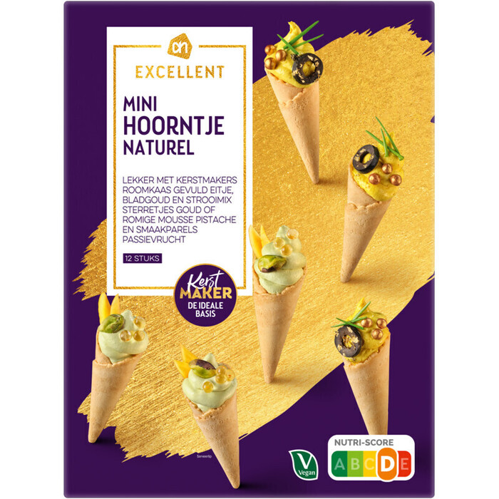 AH Excellent Mini hoorntje naturel