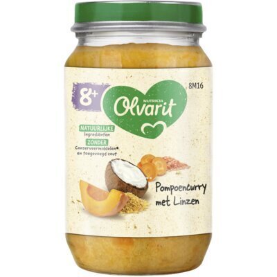 Pompoen Curry met Linzen (200g)