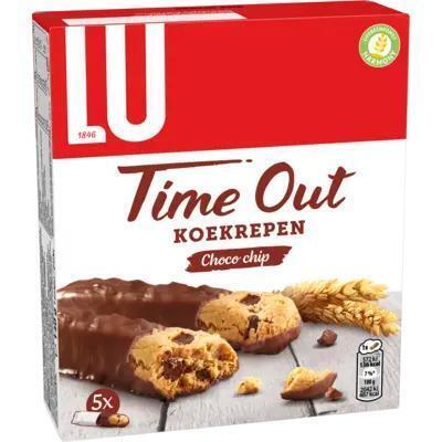 Time Out koekrepen choco chip (Doos, 140g)