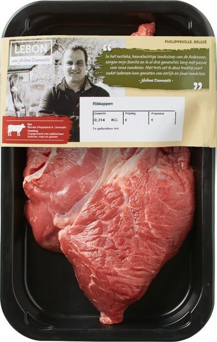 Runder riblappen (370g)