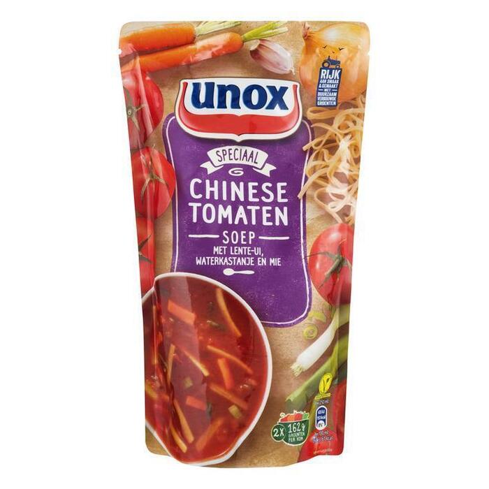 Unox Soep In Zak Chinese Tomatensoep (Zak, 0.57L)