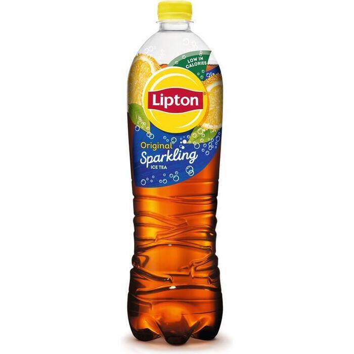 Lipton Ice tea sparkling original (Fles, 1L)