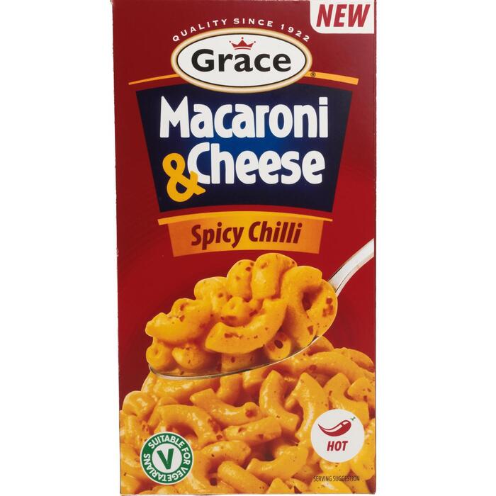 Grace Mac & Cheese Spicy Chilli (Doos, 206g)