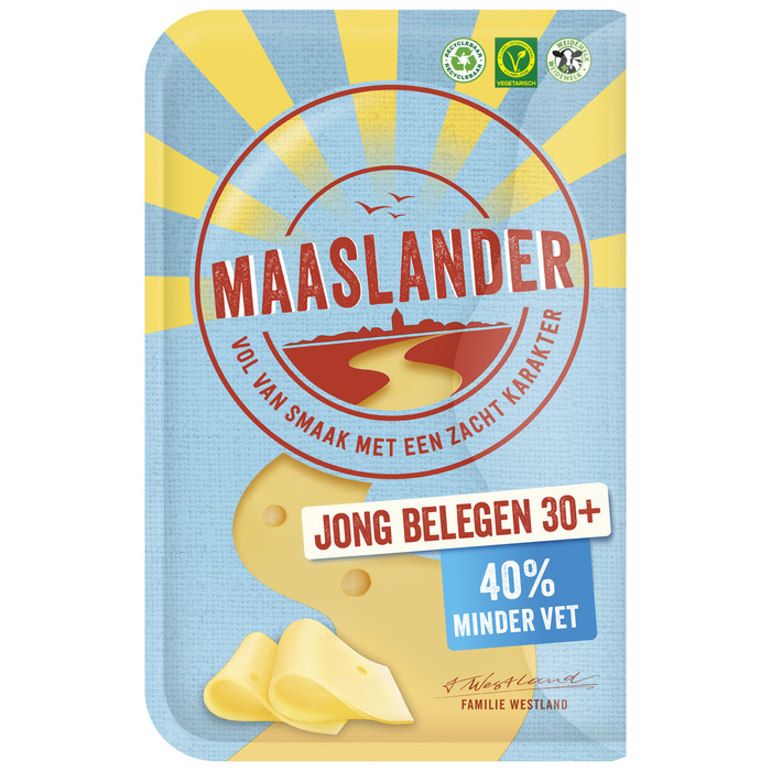 Maaslander Jong Belegen 30+ Kaas (6 × 24.2g)