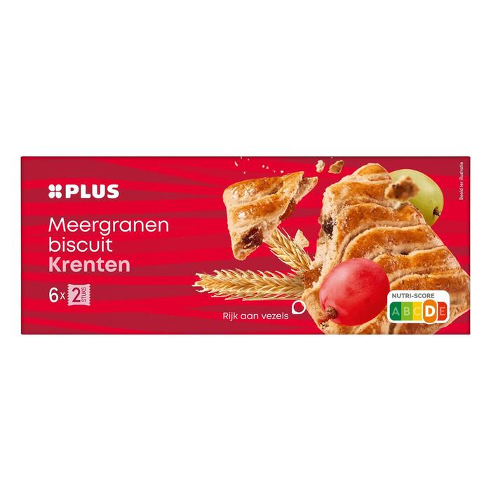 Meergranenbiscuit krenten (Doos, 225g)