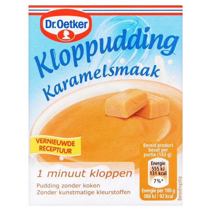 Kloppudding Karamel (Doos, 74g)