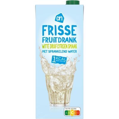 AH Frisse fruitdrank druif-citroen 1kcal (1.5L)