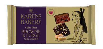Karens Bakery Cake bites brownie & fudge (160g)