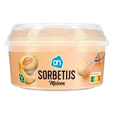AH Sorbetijs meloen (0.5L)