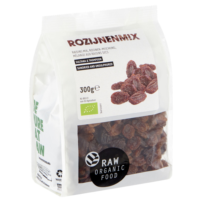 Raw Organic Food Rozijnenmix 300 g (300g)