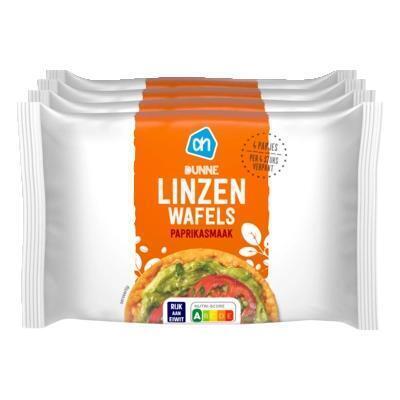 AH Dunne linzenwafels paprika smaak 4-pack
