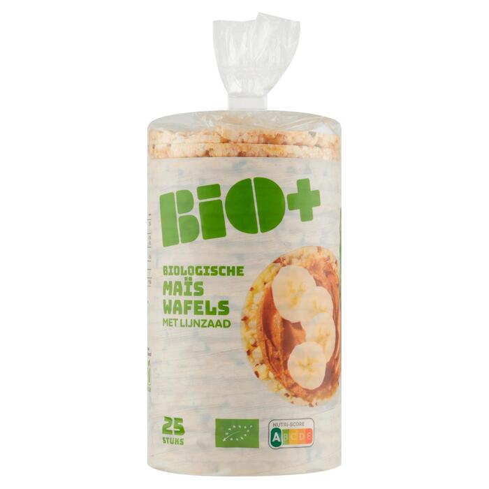 Maiswafels met lijnzaad 12 st (Rol, 150g)