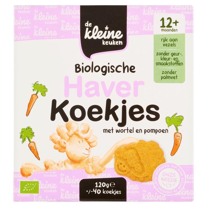 Biologische haverkoekjes 1,5jr+ (Zak, 120g)