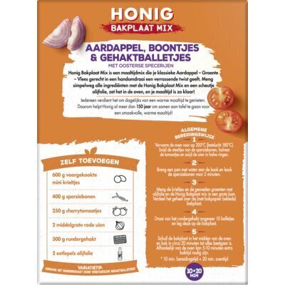 Bakplaat mix boontjes&gehaktballetjes (36g)