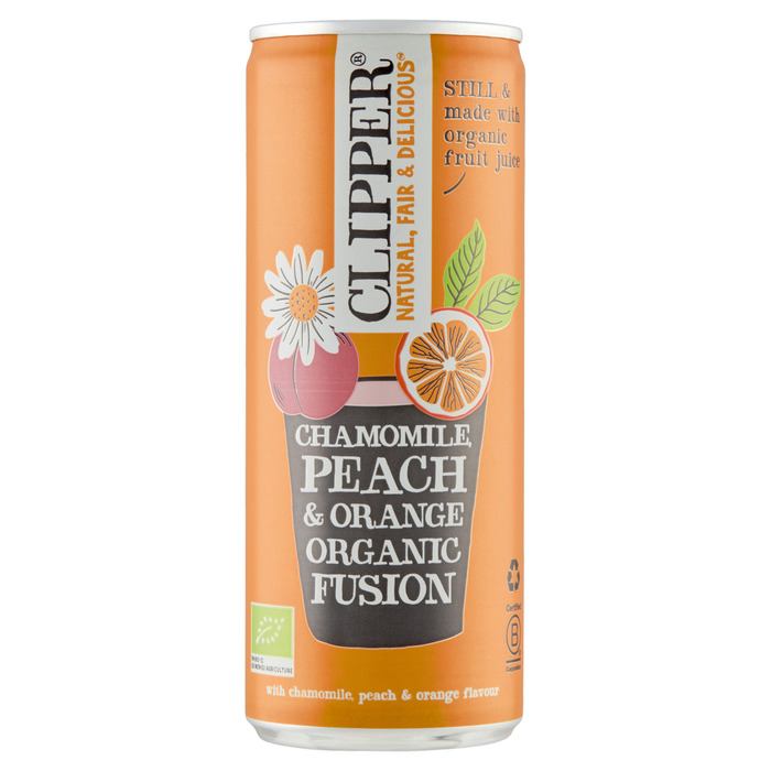 Clipper Chamomile, Peach & Orange Organic Fusion 250 ml (250ml)