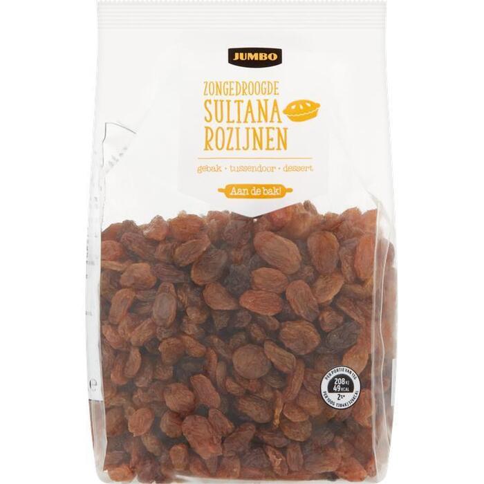Jumbo Zongedroogde Sultana Rozijnen 500g (500g)