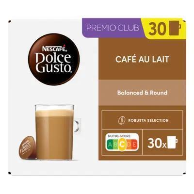 Dolce Gusto cafe au lait XL 30 stuks (30 × 10g)