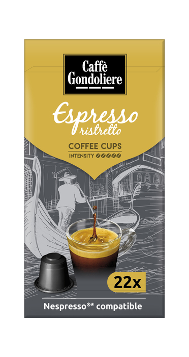 Caffe Gondoliere Espresso ristretto (22 × 5.5g)