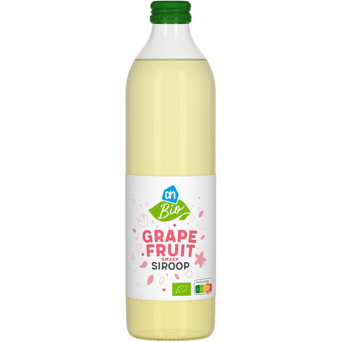 AH Biologisch Grapefruit smaak siroop (0.5L)