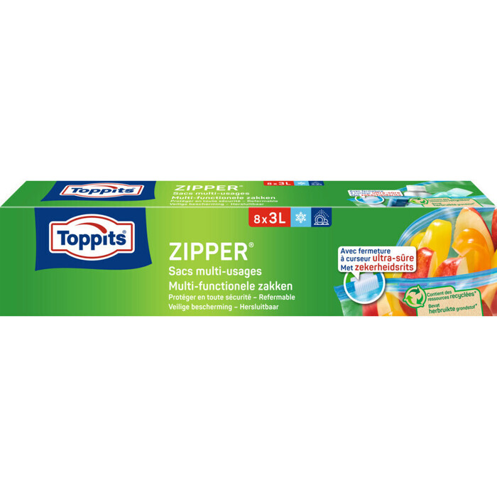 Toppits Ziploc zipper 3 liter