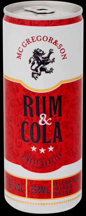 Rum & Cola Alcoholische Mixdrank 250ML (250ml)