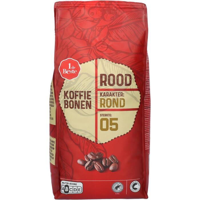 1 de Beste Koffiebonen rood (1kg)