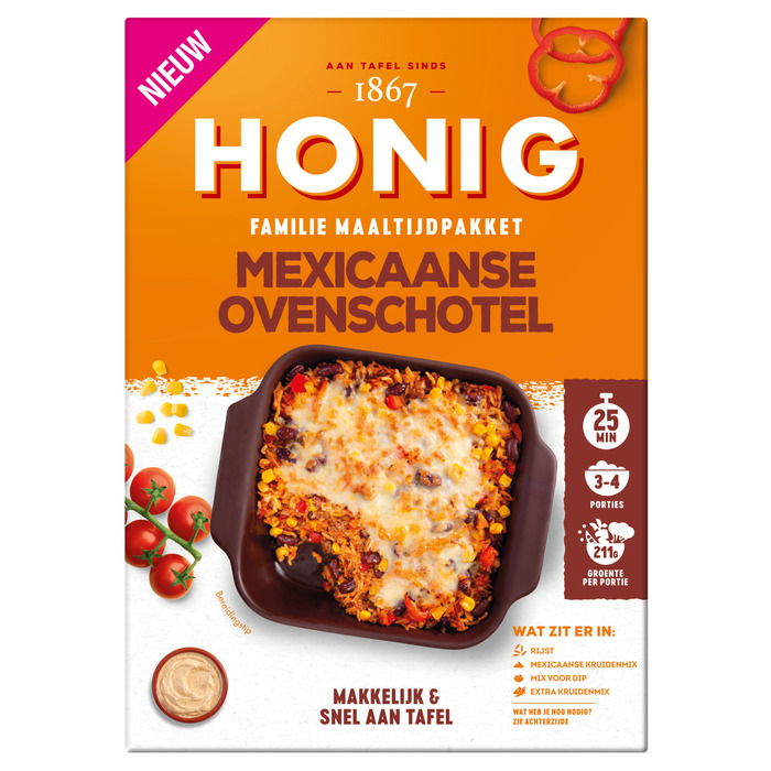 Honig Maaltijdpakket Mexicaanse Ovenschotel 401g (437g)