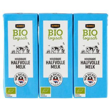 Jumbo Biologische Halfvolle Melk 200 ml (3 × 200ml)