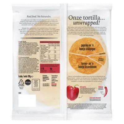 No Fairytales Paprika chili tortilla (200g)