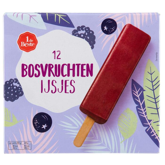 1 de Beste Bosvruchtenijsjes 12 st. (0.6L)