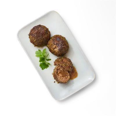 AH Gevulde gehaktballen met jus (250g)