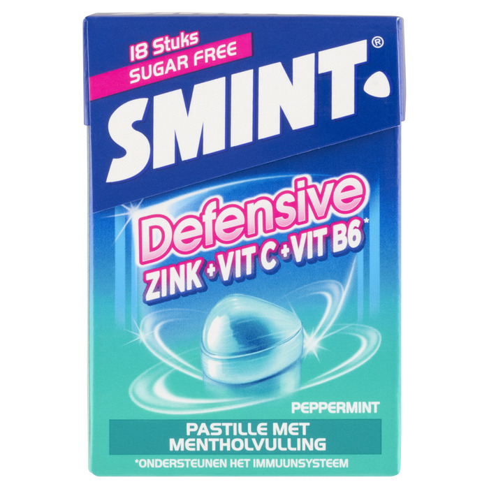 Smint Defensive pastille peppermint (18 × 2g)