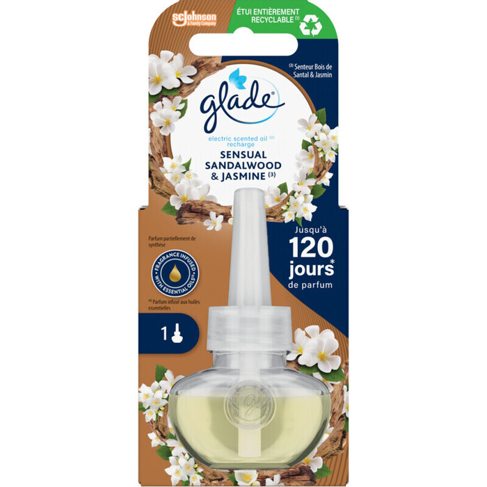Glade Electric scented oil nav sens sandal (blister, 20ml)