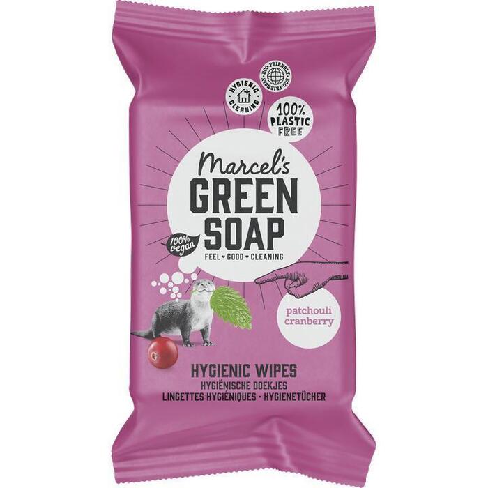 Marcel's Green Soap Hygienische doekjes patchouli&cranberry